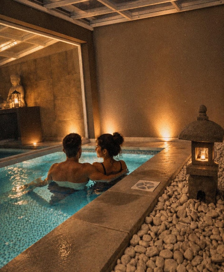 Piscina Climatizada + Jacuzzi + Sauna Seco - Cañuelas
