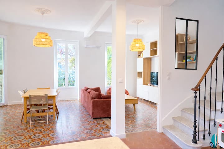 Maison Familiale Niçoise 8 Pers. - Villefranche-sur-Mer