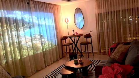Successful Airbnb property: Cinema and Art at Plage des Nations Prestigia. in Sidi Bouknadel