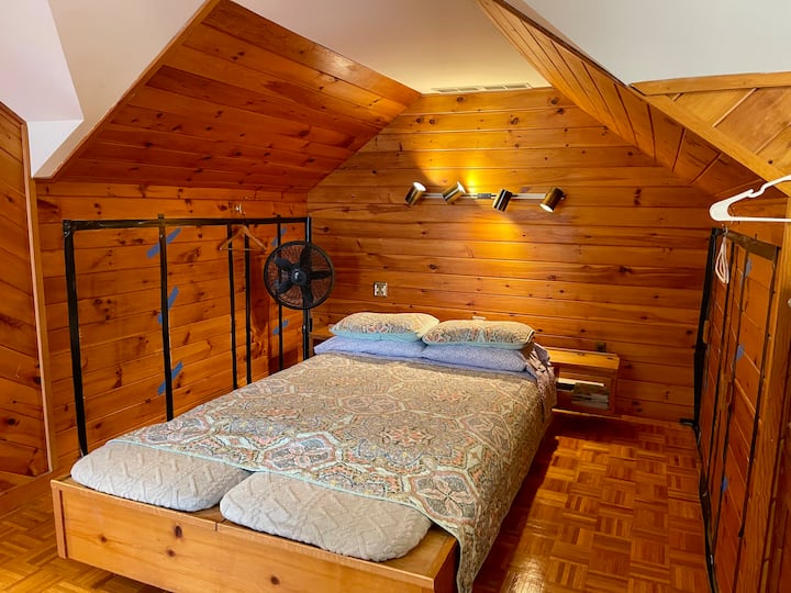 Double bed is provided if you booked for one or two guests. 