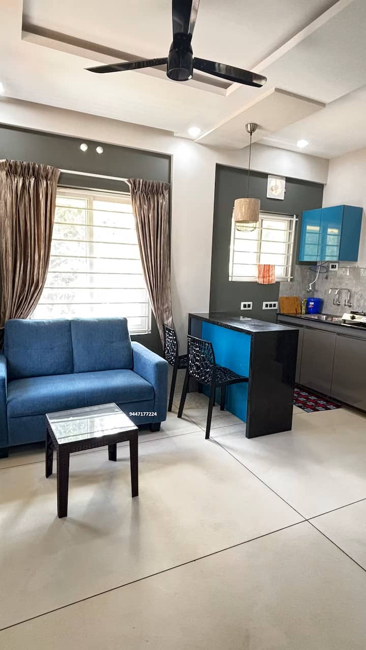 G11- Premium 1bhk Furnished Apt Technopark Phase 1 - Thiruvananthapuram