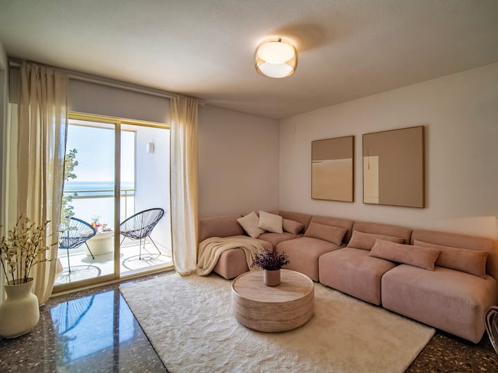 Despierta Frente Al Mar | Terraza + Cine 85” + 4br - Villajoyosa
