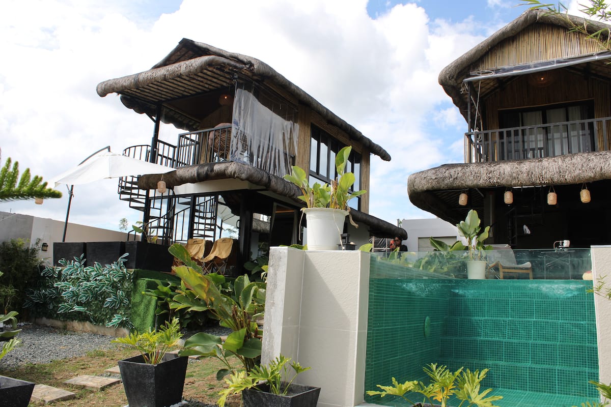 Tropical outdoor space at The Ubud Sanctuary
