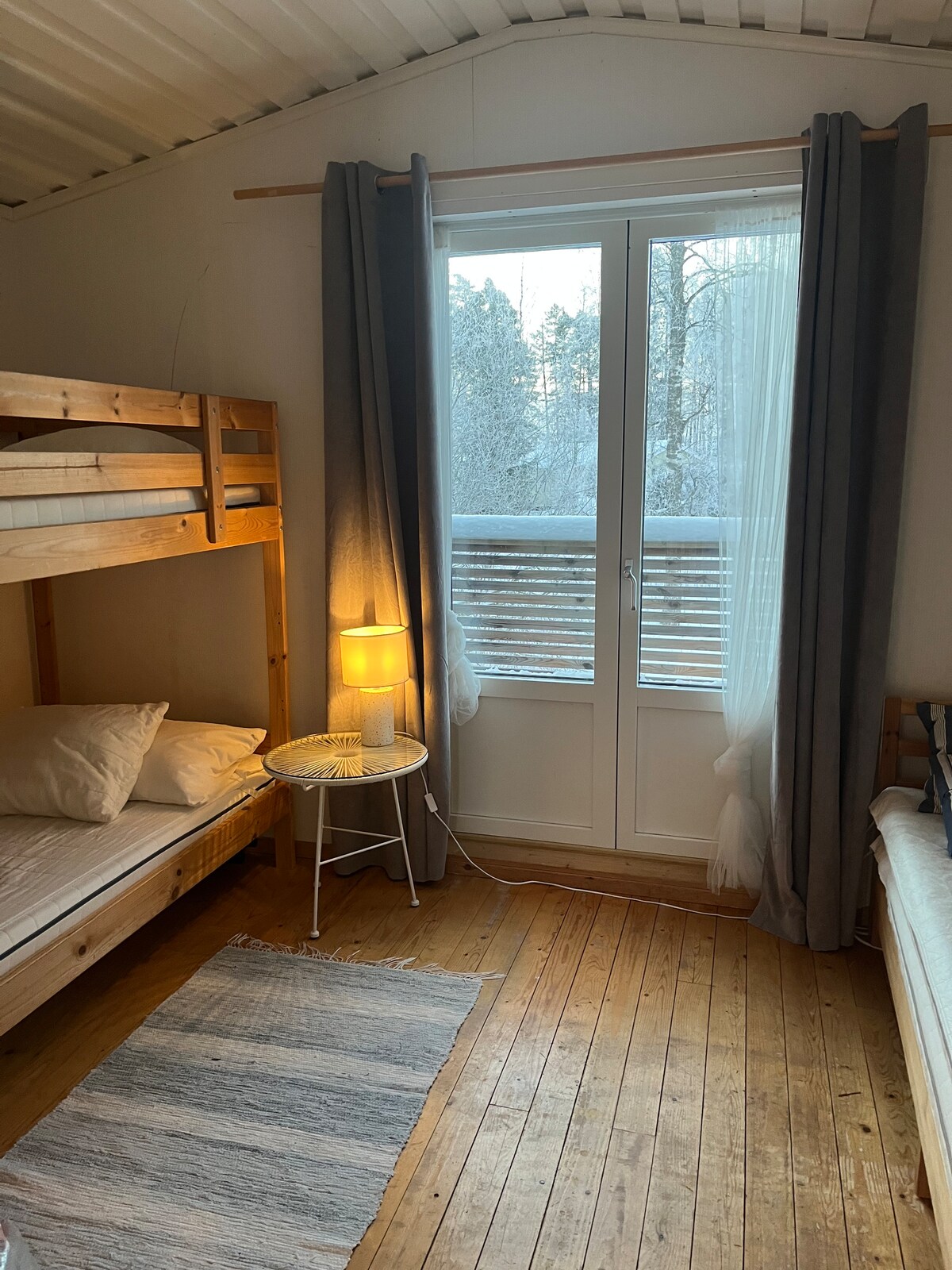 Spavaća soba u gostinjskoj kući 