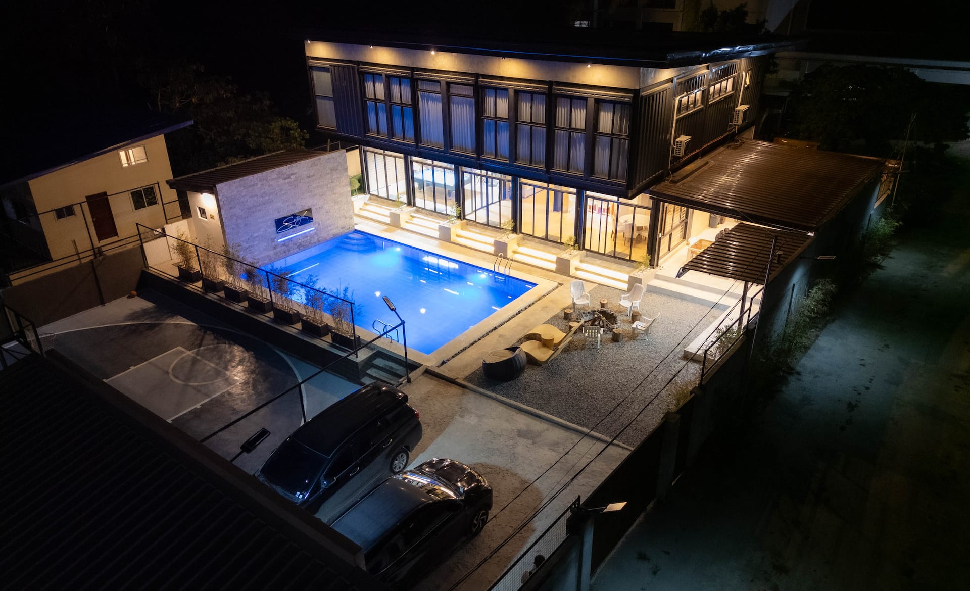 Aerial — Resort Drone Shot