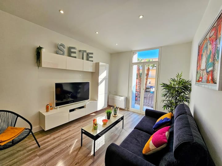 Le Valery, Belle Rénovation Centre Historique Clim - Sète