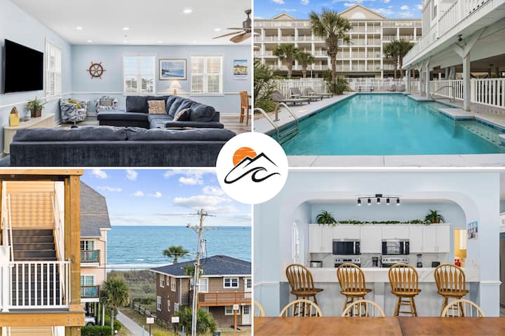 6br Retreat W/ Pool + Hot Tub | Sleeps 24 - North Myrtle Beach, SC