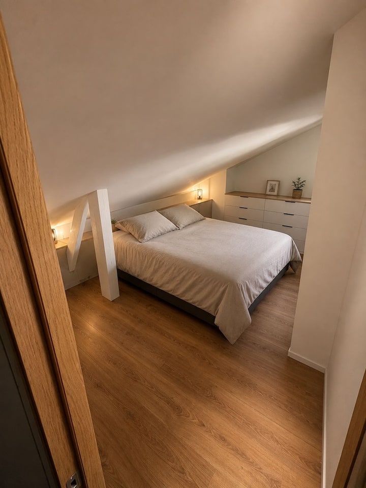 Master-suite med adgang til tagterrassen