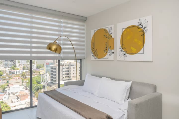 Americana Living | 2br · Infinity Pool + Gym | Gdl - Zapopan