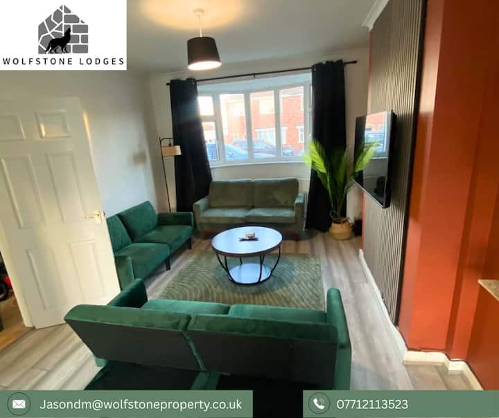 Contractor Stay|free Parking |Discounts|darts - Leicester