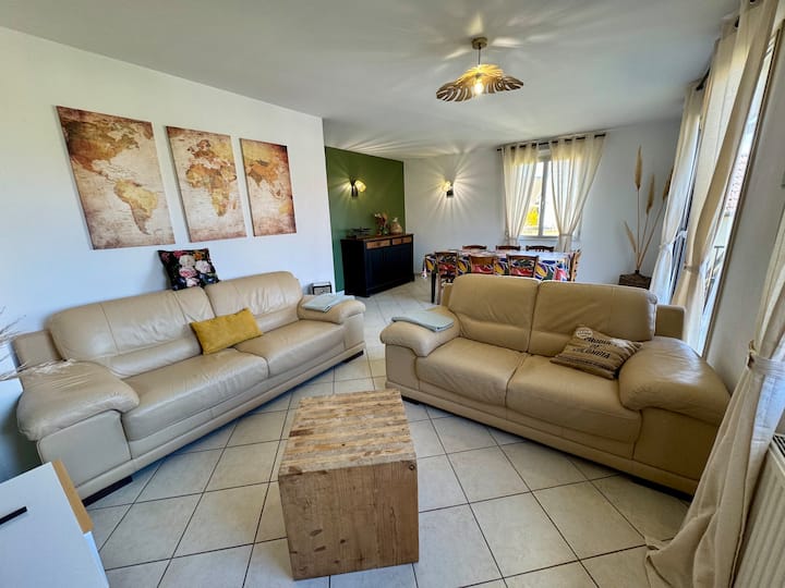 Maison Spacieuse Au Calme Avec Jardin Et Parking - Rouffach