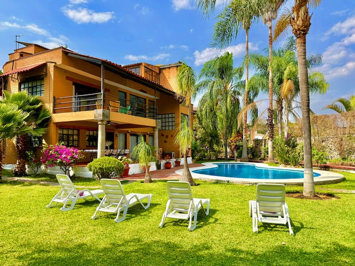 Quinta Jiutepec D León - Temazcal & Pool Confort - Cuernavaca