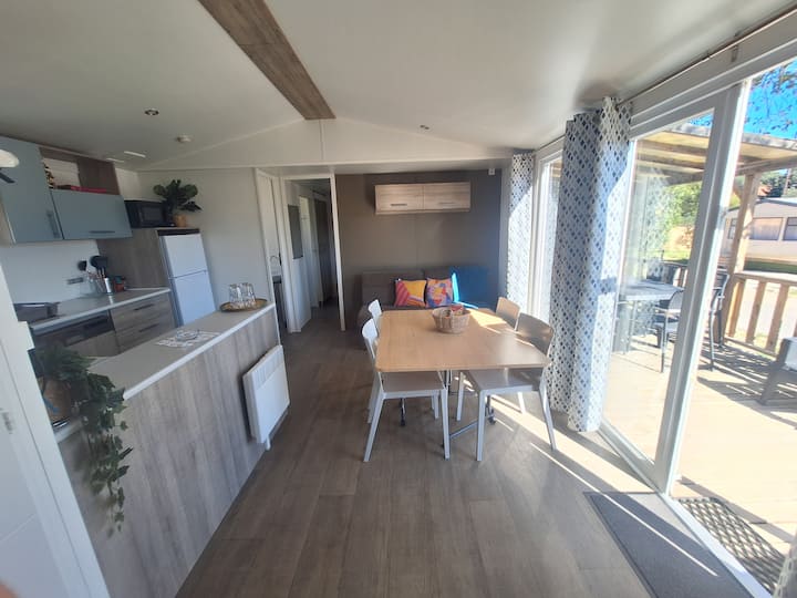 Mobil-home 6-8 Pers, Camping Accès Direct Mer - Châteauneuf-les-Martigues
