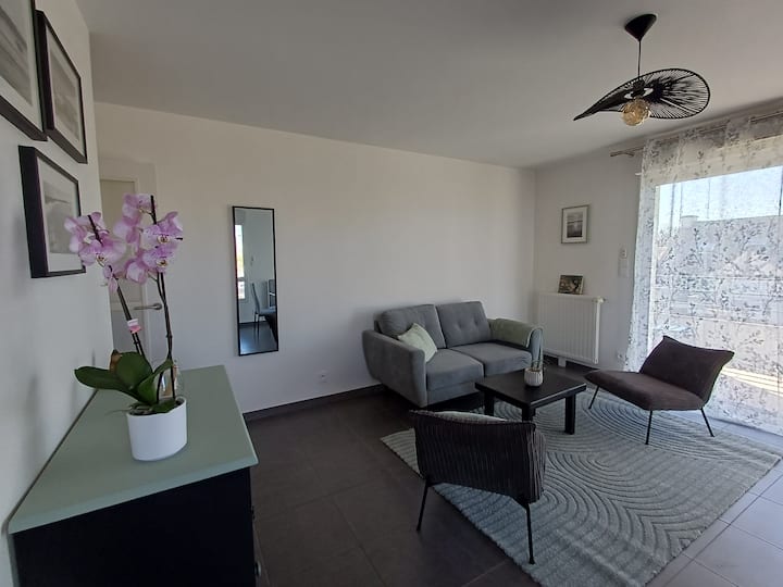 T2 Centre Ville 54m2 Balcon-parking-lit Fait-wifi - Saint-Gildas-de-Rhuys