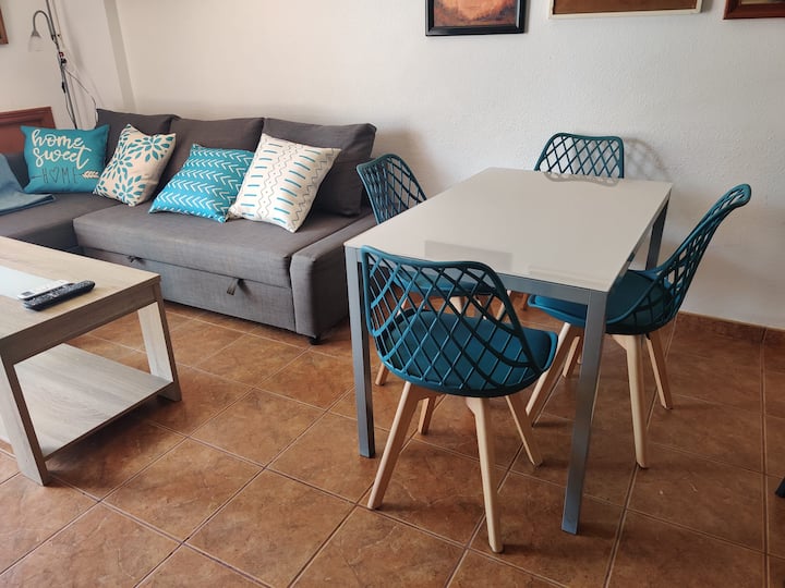 Apto 1 Hab | Terraza & Piscina | 2 Min Playa - Gandia