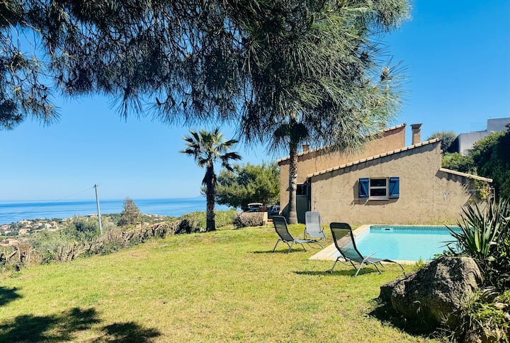 Villa Vue Mer Et L’ile-rousse - Piscine - Clim - L'Île-Rousse