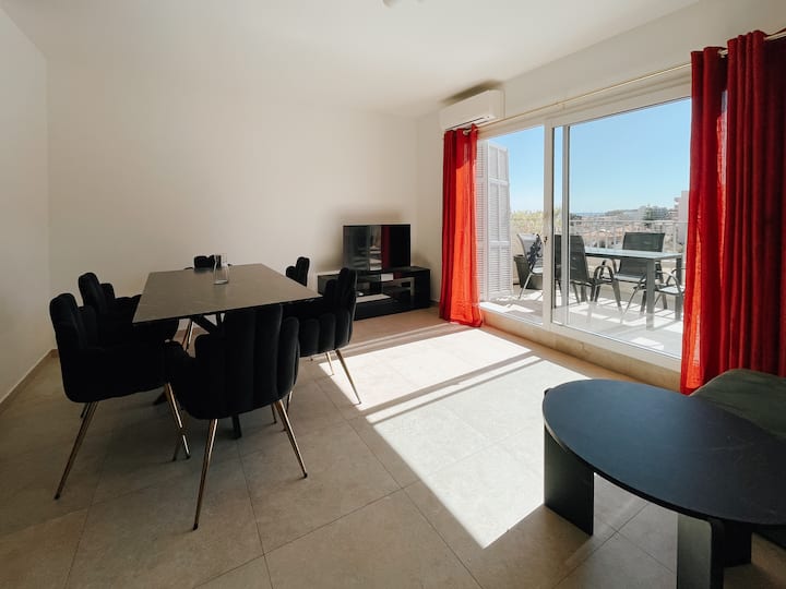 Logement Moderne -Terrasse- Parking - Ac - Vue Mer - ニース