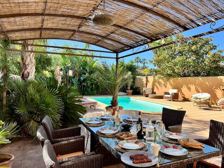 Maison Avec Piscine à 1km De Lalmanarre - Hyères