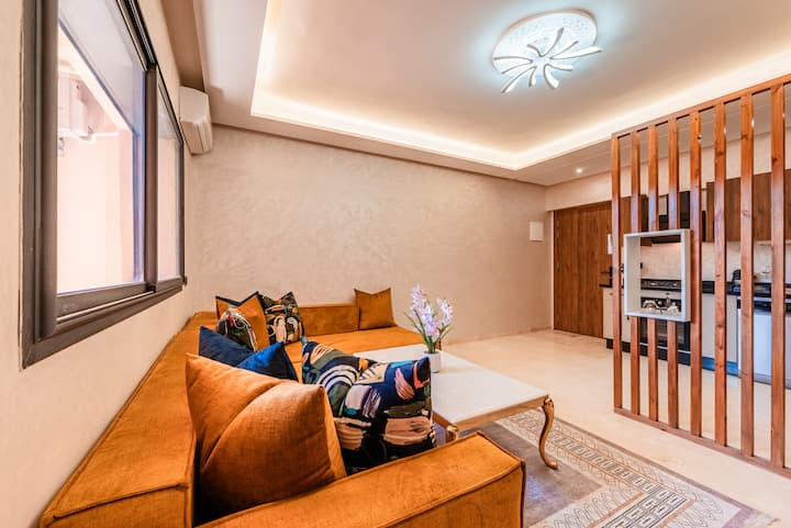 Harmony Design-(clim, Parking Et Piscine) Gueliz - Marrakech