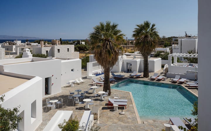 Double Room With Sea View By Soleil Hotel Paros - 파로스