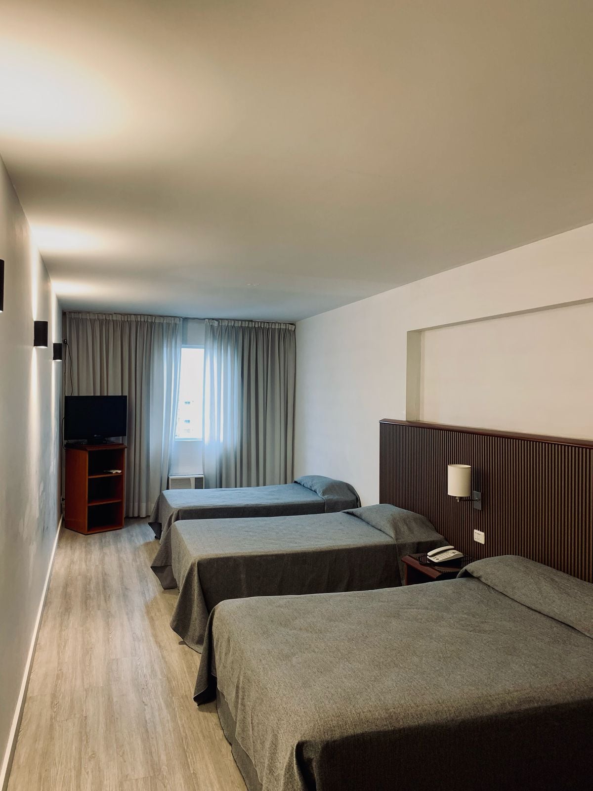 Habitación triple en hotel en Belgrano