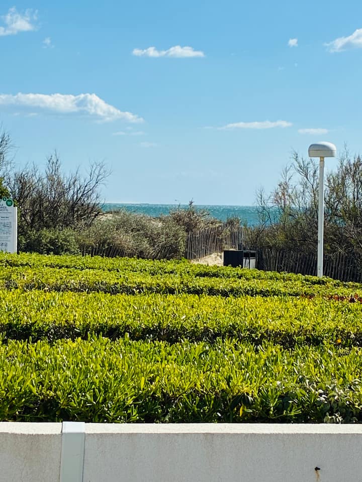 Rez De Jardin, Bord De Mer, Parking - La Grande-Motte