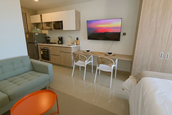 Loft Moderno Con Piscina, A/c A 10 Min Al Rodadero - Santa Marta, Colombia