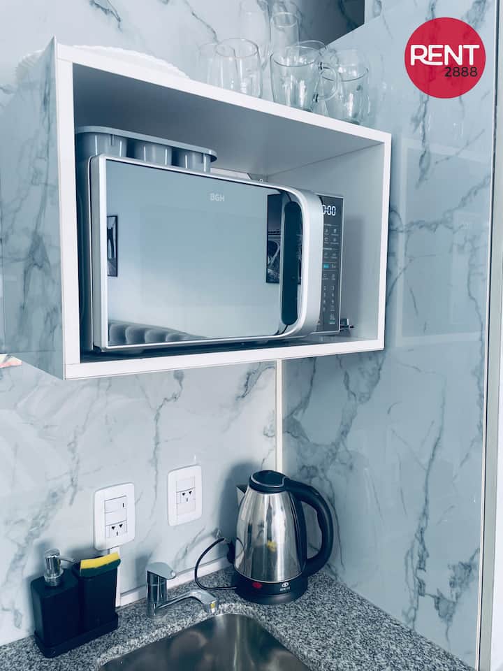 Мини-квартира с 1 спальней в Retiro с самостоятельным заселением