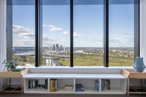 Top performing Airbnb: Cozy Cloud Retreat – High Floor 1BR with Views in Sydney Olympic Park