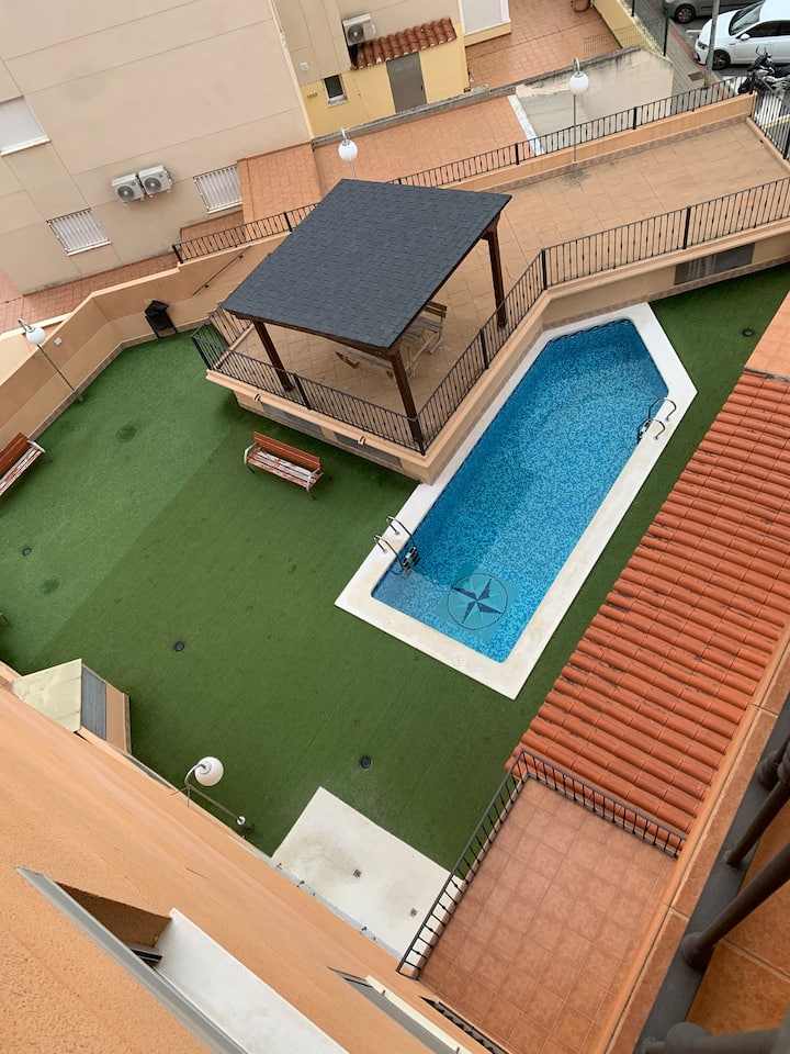 Luminoso Apto Con Terraza Y Piscina En Canet - Canet de Berenguer