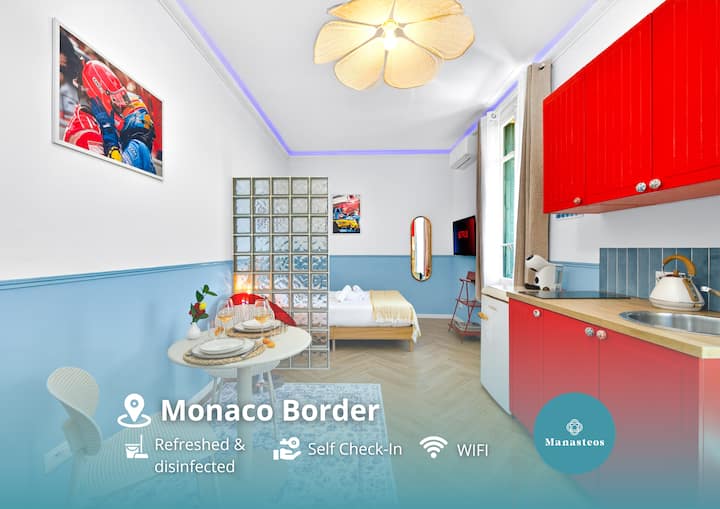 Proche Monaco - Sublime Studio - Balcon & Vue - Fz - Roquebrune-Cap-Martin