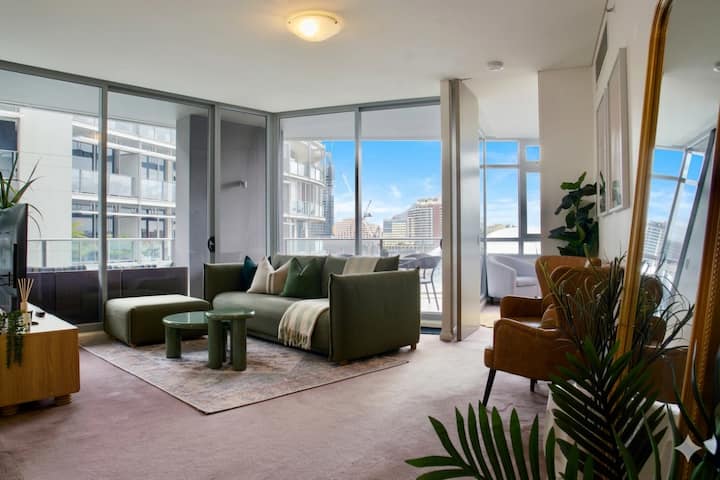 Panoramic Waterfront 2br Barangaroo •Pool •Parking - Sydney