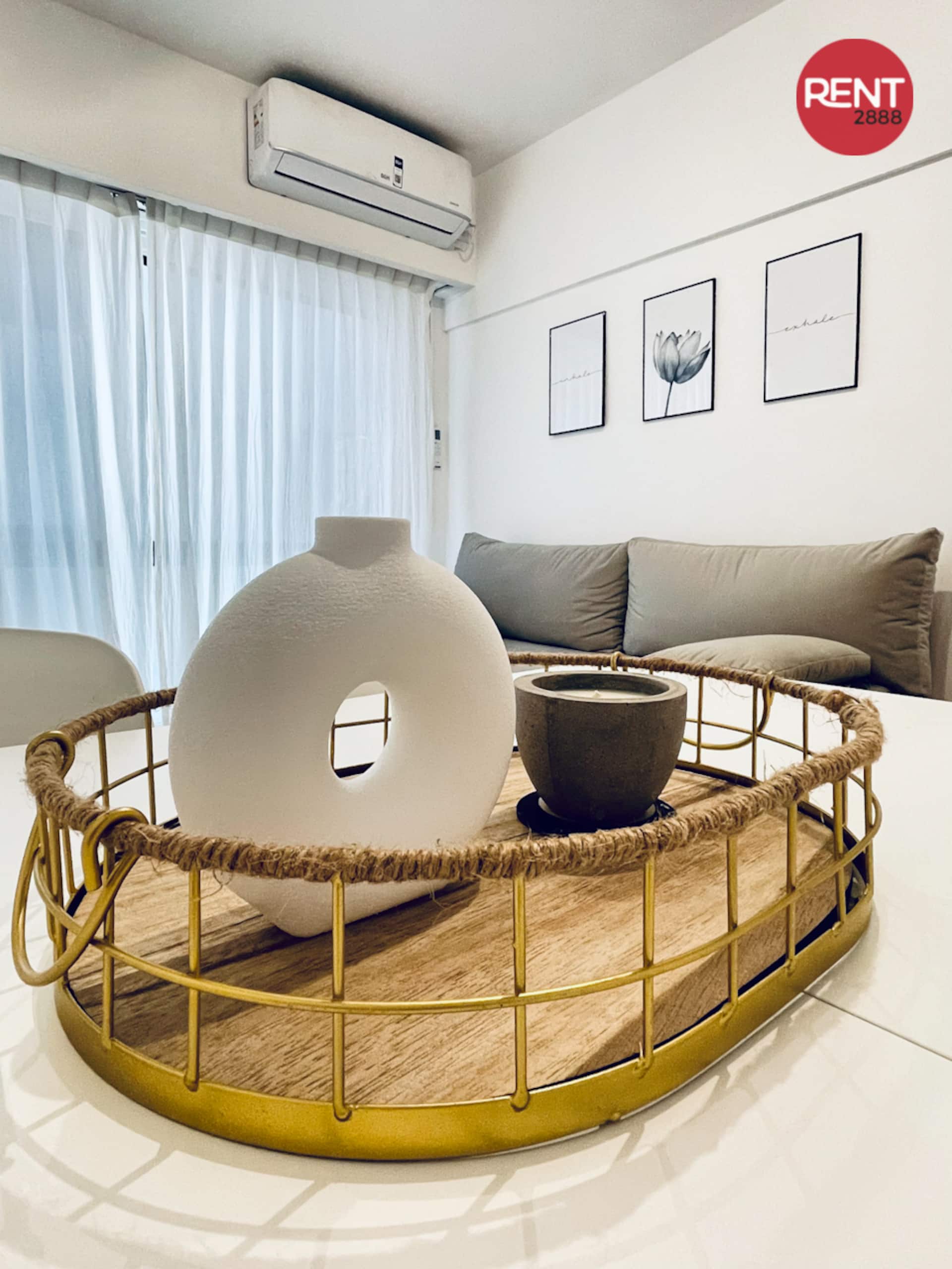 Apartamento de dois ambientes com 1 quarto mobiliado em Recoleta