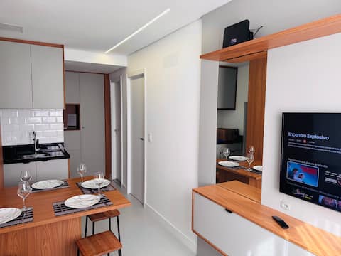 Successful Airbnb property: New Apartment City Center! A/C, Wi-Fi, TV, Gym in Curitiba