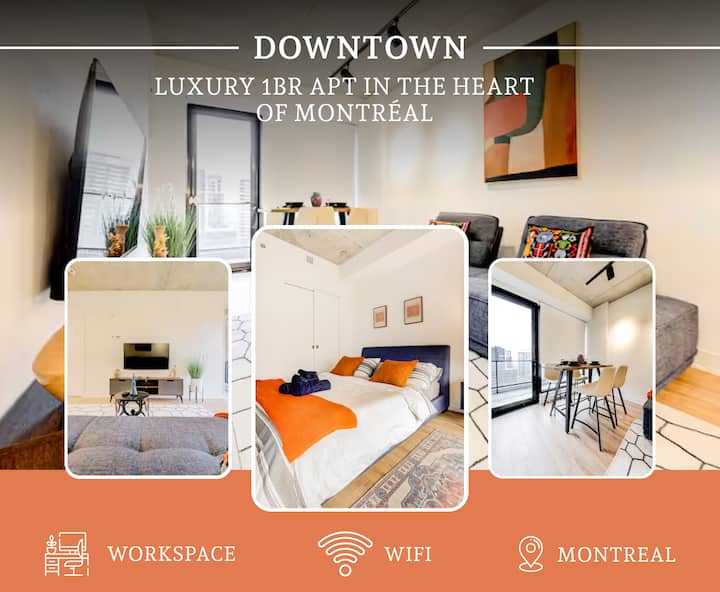 1br Urban Stay | 5 Min To Bell Centre - Montreal