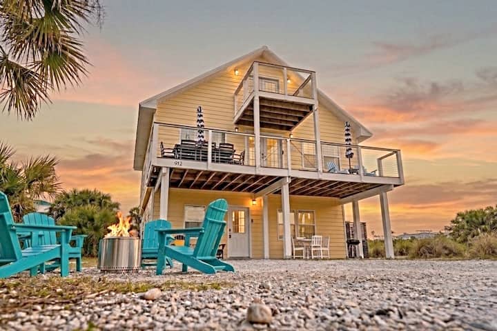 Family Beach Retreat, Steps To Sand, Fire Pit - Adventure Island, Orange Beach