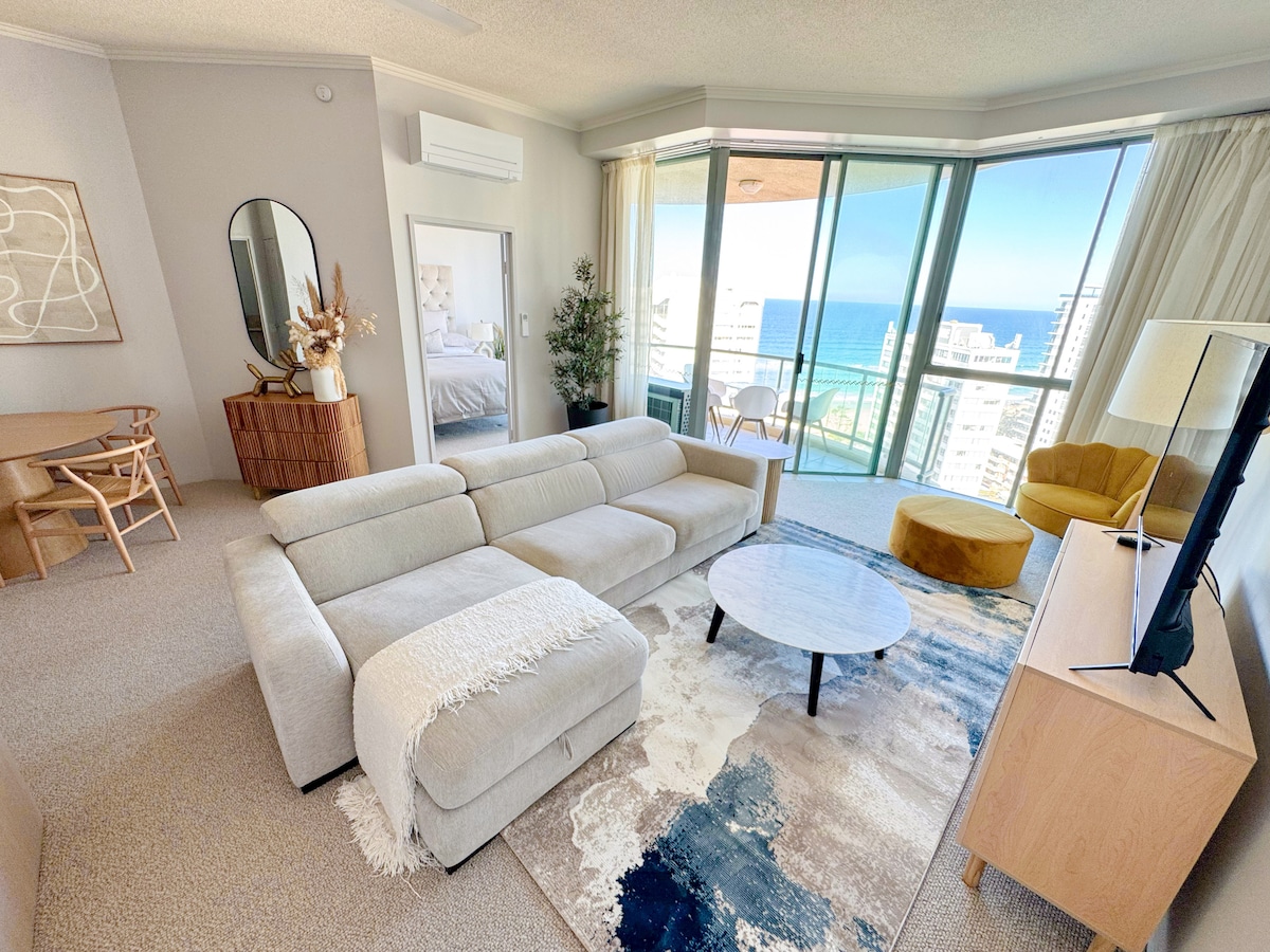 Popular Airbnb listing: Ocean View 17th Floor! Mantra Sun City. Sleeps 4 in Surfers Paradise
