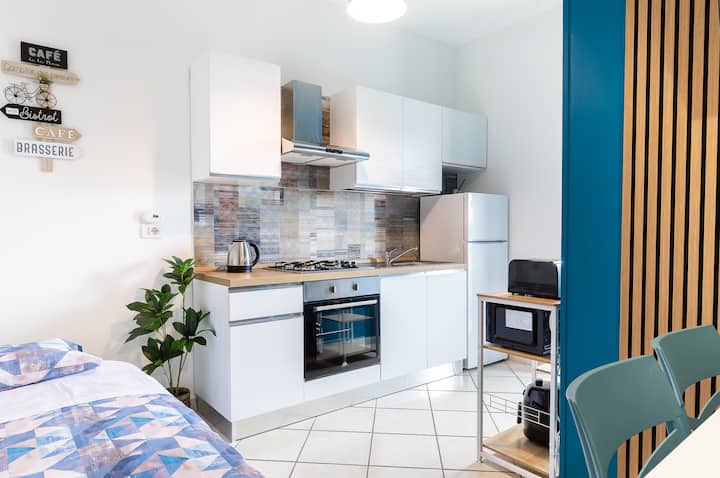 [Beach Charme Apt] Airport 10min | Self Check-in - Fiumicino