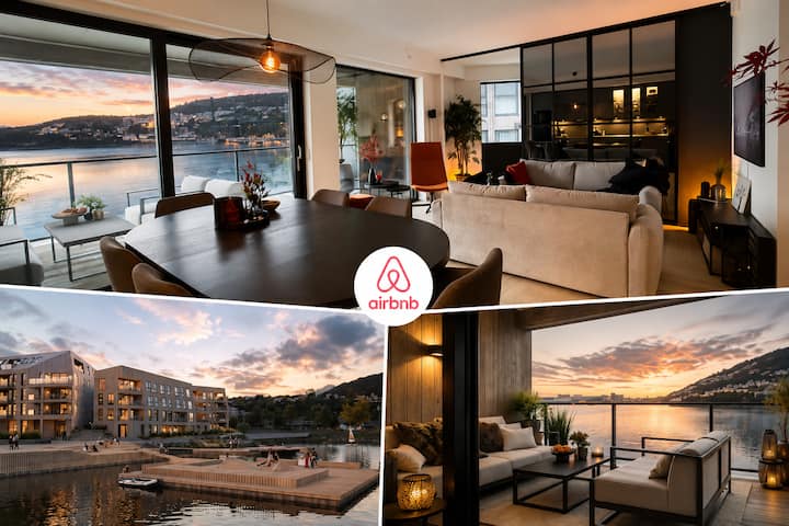 Bergen Waterfront Med Utsikt Og Parkering - Bergen