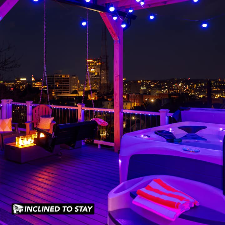 Mt. Washington Marvel. Skyline Views, Hot Tub - Pittsburgh