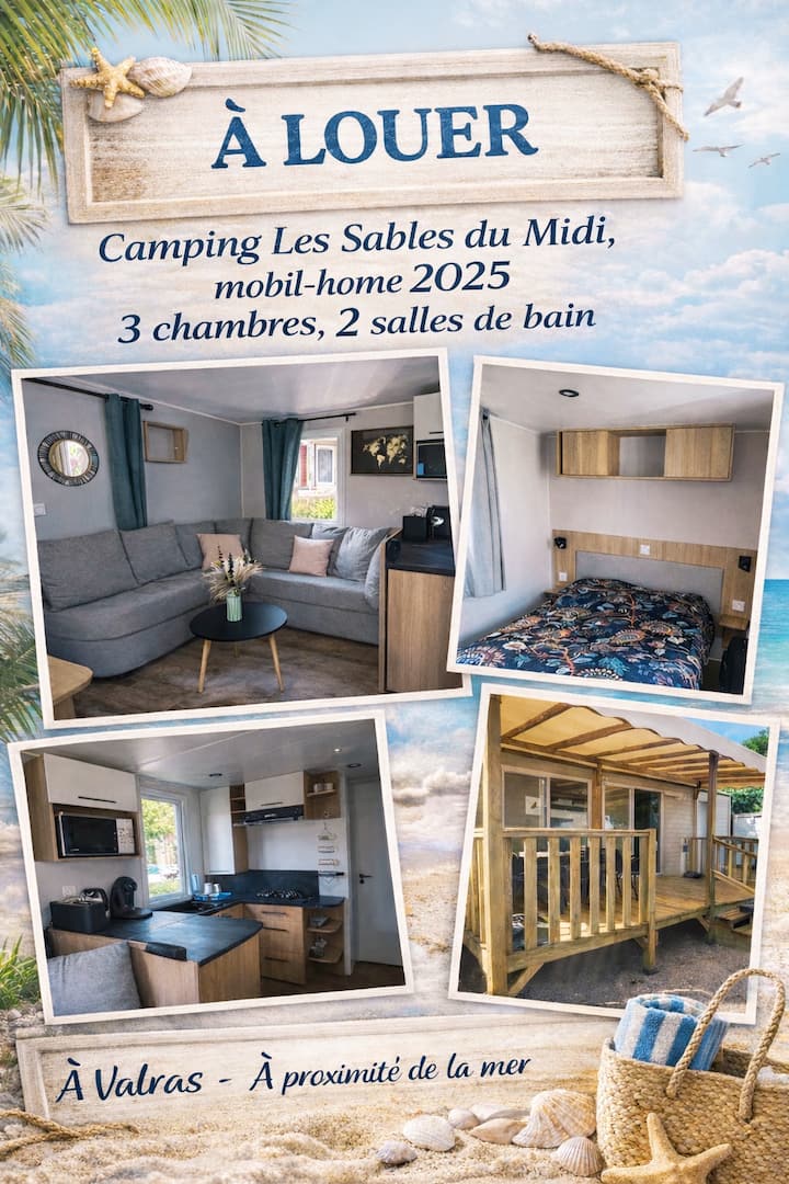 Mobil-home 6/8 Personnes De 2025 Clim Tout Confort - Sérignan