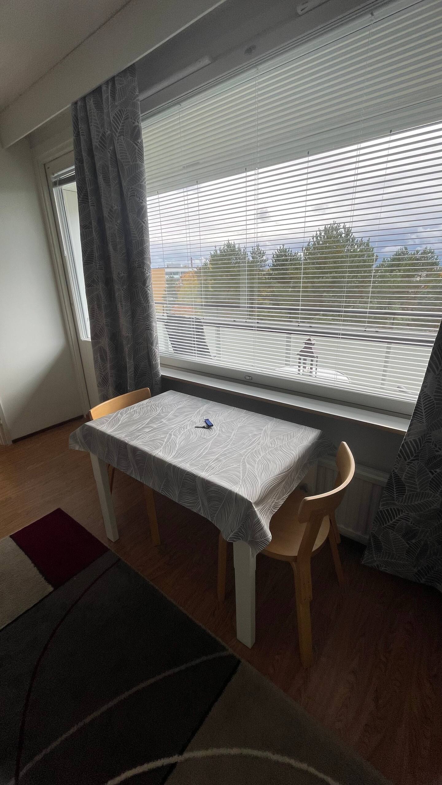 Ilmastoitu Yksiö Parvekkeella. 3