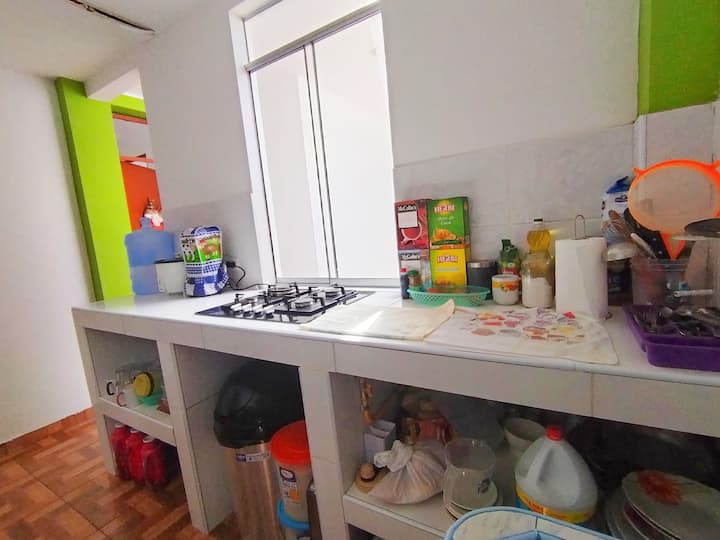 Comoda Habitacion Cuadruple Con Cocina - パラカス