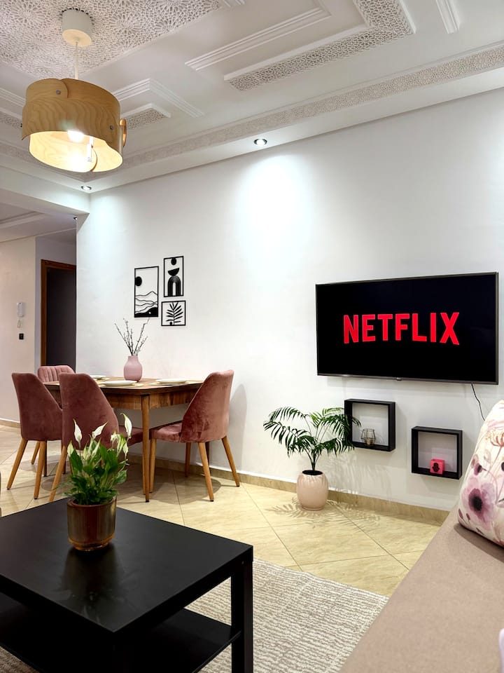 Cosy Appart Rabat Wifak – Gare à 6 Min à Pied - Temara