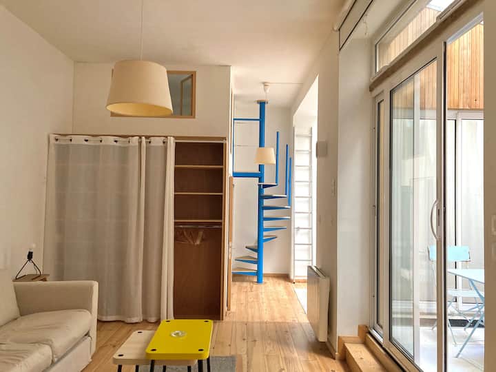 Loft Avec Patio, Calme Rare à Belleville - Paris