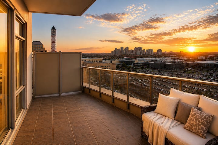 Spacious 2br Condo W/ Skyline Terrace + Parking - Mississauga