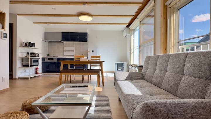 东森Fuyumori D Furano Downtown Apartment For 3ppl - Furano