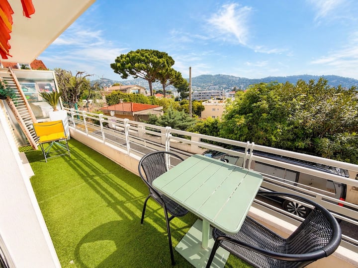 Appartement Paisible Avec Vue Dégagée - Cannes