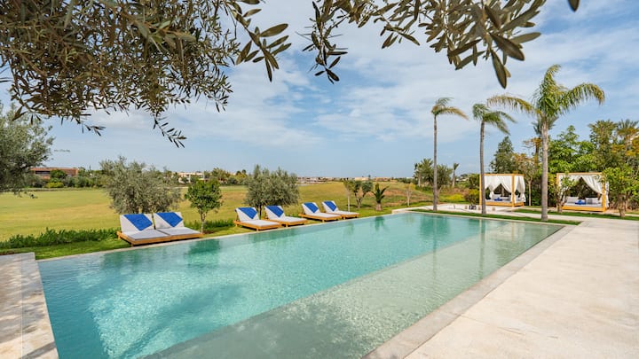 Villa Elyara |Front Golf |Piscine Chauffée |Cinéma - Marrakech
