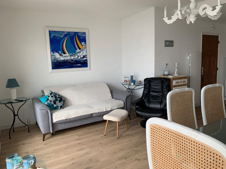 Appartement Face Mer 5 Couchages Terrasse De 16 M2 - Sainte-Cécile Plage